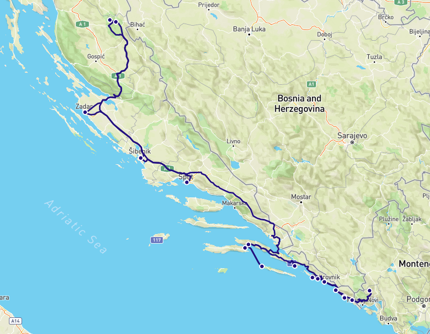Autotour de la Croatie authentique
