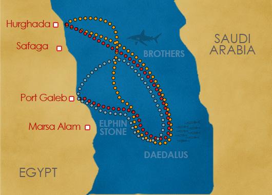 Aventures sous-marines sur Brothers, Daedalus et Elphinestone