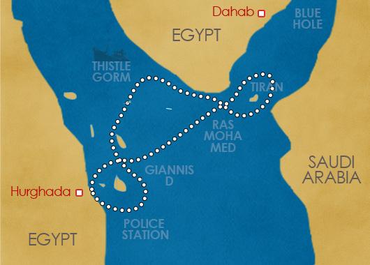 Croisière Best of Tiran /  Nord de l'Egypte