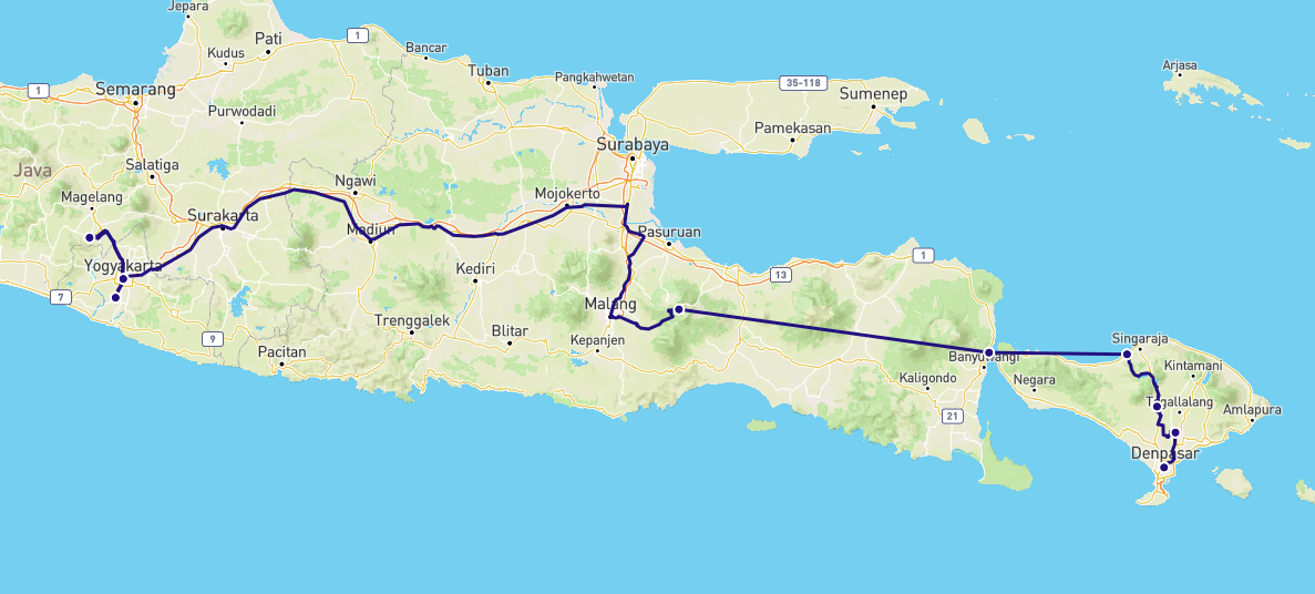 L'île de Java et Bali authentique