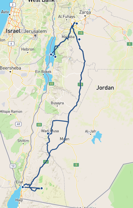 La Jordanie entre Terre & Mer