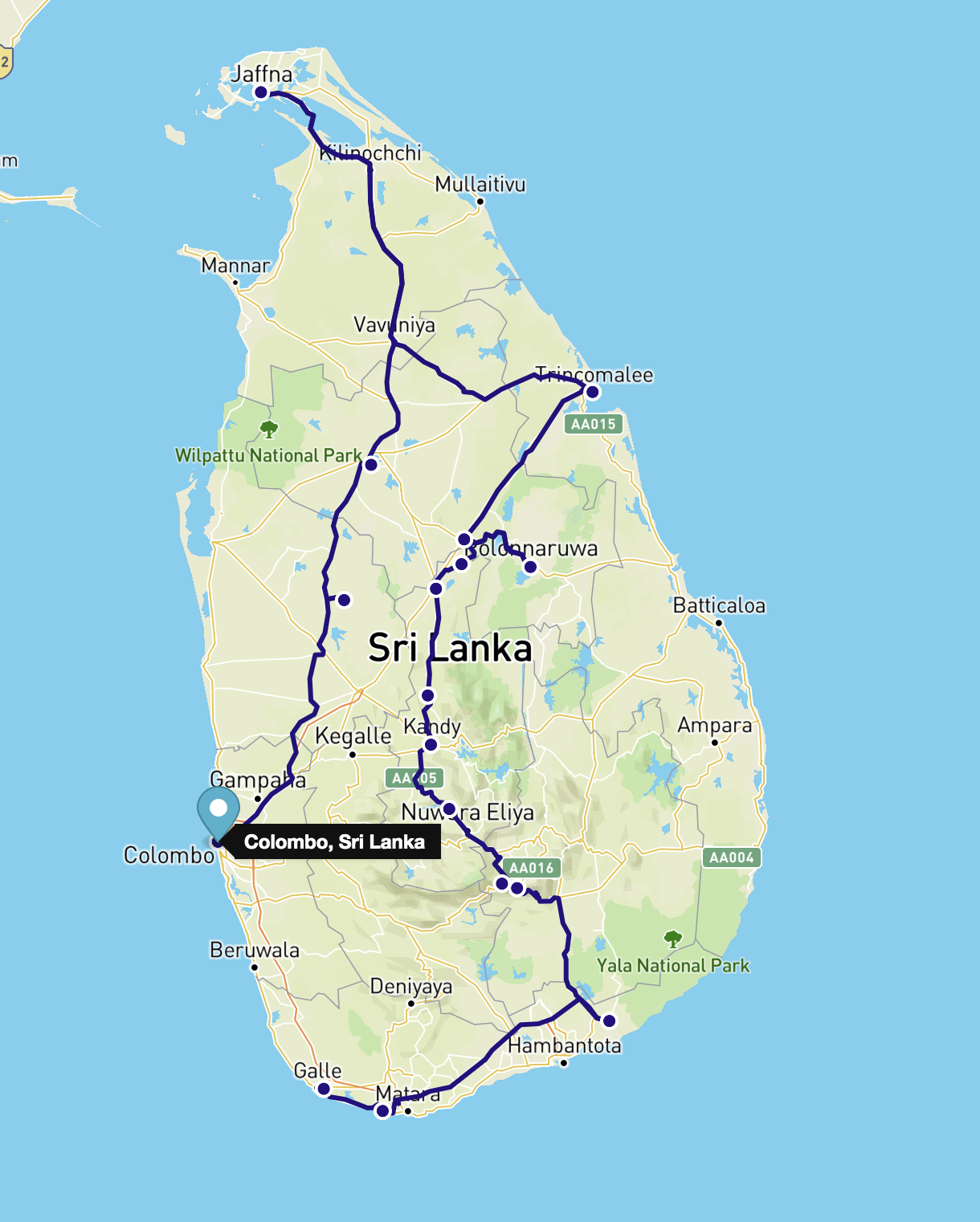 Grand Tour du Sri Lanka