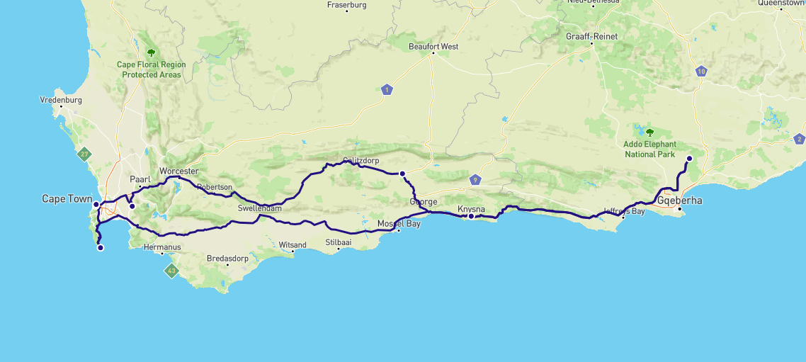 Autotour la traversée sud africaine